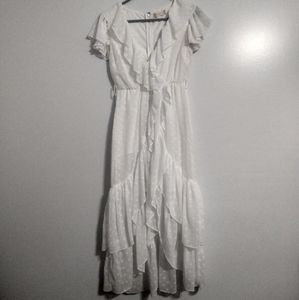 Altar'd State White Maxi Dress